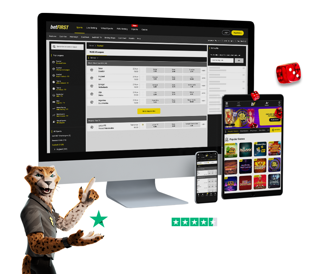 Bet Online with the Leaders in Casino Games & Sports Betting | betFIRST